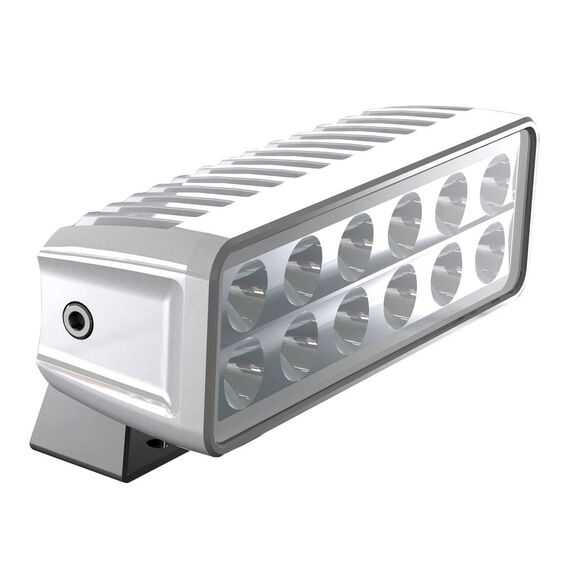 Maxillume h60 Trunnion Mount LED Floodlight, 6,000 Lumen, White Dimming, White Housing image number 0