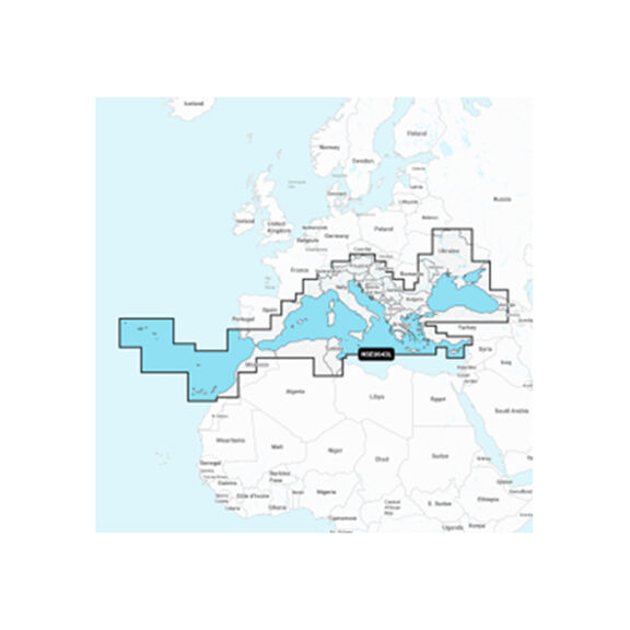Navionics+ EU643L Mediterranean and Black Sea, Electronic Chart image number 0