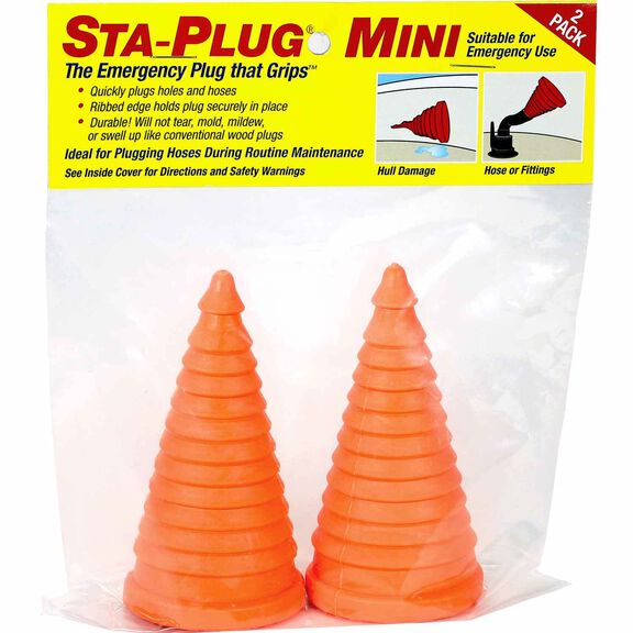 Sta-Plug&reg; Mini Emergency Plugs, 2-Pack image number 1