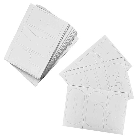 Letter and Number Kit, 3 Inch, White image number 0