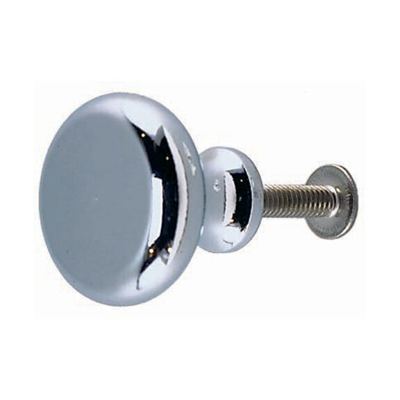 Drawer Knob - Chrome 1 1/8" image number 0