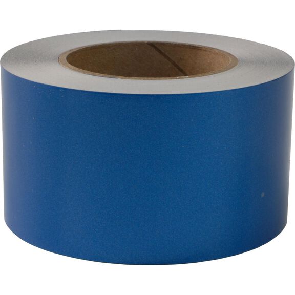 Premium 2" X 50' Single Pinstripe - Blue Metallic image number 0