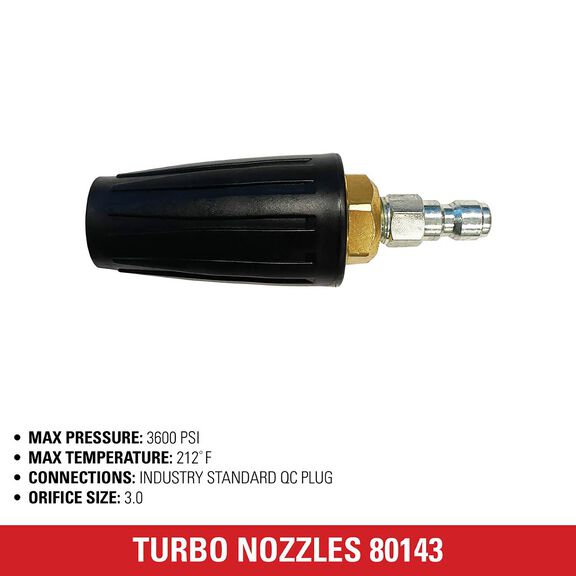 Universal 1/4-Inch Quick Connect, Hot- or Cold-Water Use Turbo Nozzle image number 3