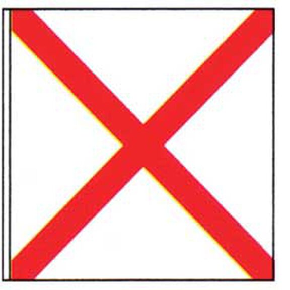 Code of Signals Flag (V) image number 0