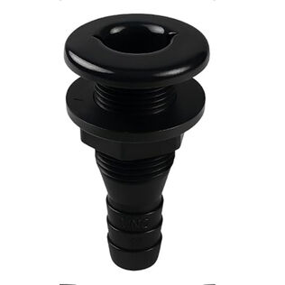 SEAFLO Thru Hull Fittings (Plastic) - 3/4" Black