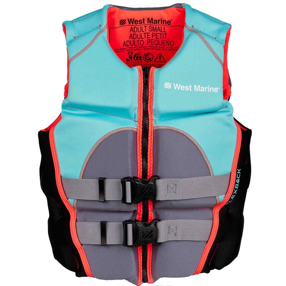 Adult Women's Type III Neoprene Flex Back Rapid-Dry Vest PFDs image number 0