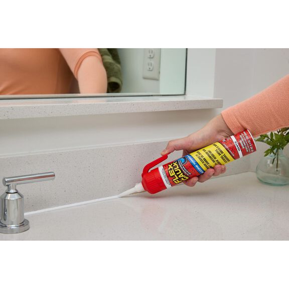 Flex Caulk&trade; Silicone White Core, 6.5oz, 4-Pack image number 2