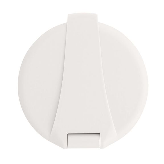Recessed Shower Warm White Cup & Lid, Small Warm White Sprayer, 10' White Rubber Hose image number 6