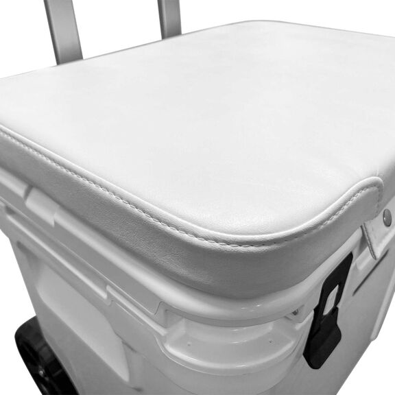 8WD1548-784 - Premium  48 Qt. Cooler Cushion, Fits Wheeled YETI ROADIE&reg; 48, White image number 2