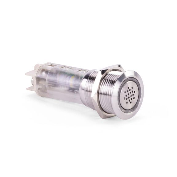 Buzzer, Stainless Steel w/ Flashing LED Warning image number 0