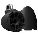 Wet Sounds REV 10 Black Special Edition Revolution Series 10" Matte Black Tower Speakers with Silver Aluminum Fixed Clamps (Pair) image number 0