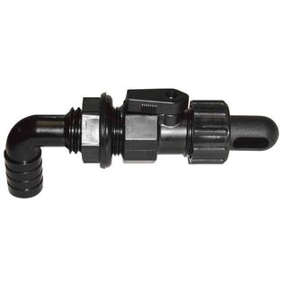 Aerator Spray Head / Wash Down Combo Fitting - 90&deg; - White