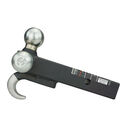 Trailer Tri Ball Mount, 2" Shank w/Hook & Zn Balls HD image number 2