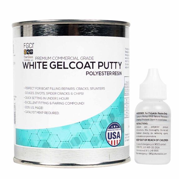 FGCI White Gelcoat Putty image number 0