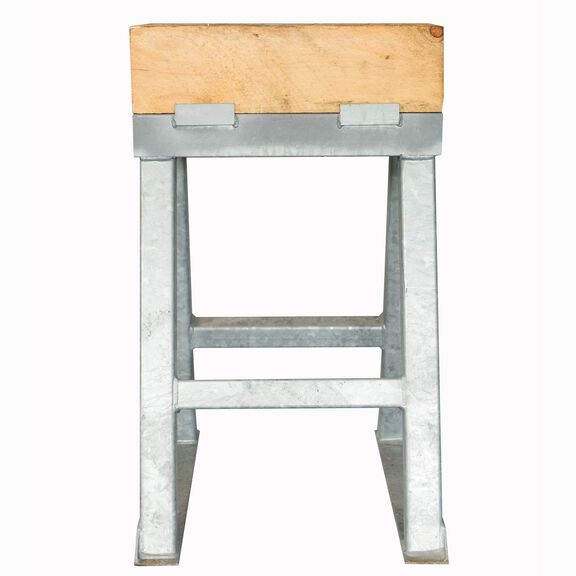 Heavy Duty Galvanized Keel Bench, 36&rdquo; H x 21&rdquo; W image number 0