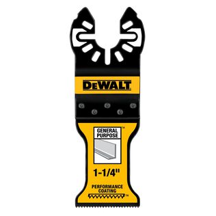 DEWALT 1-1/4" Titanium Oscillating Tool Blade For Metal Cutting 1-Pack