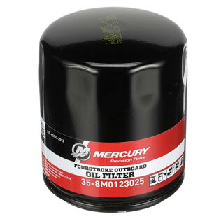 Mercury FourStroke Outboard Oil Filter 8M0123025 for Mercury 3.4L V6 and 4.6L V8 Outboards