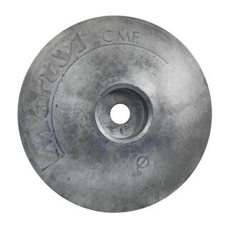 Zinc Euro Style Rudder/Trim Tab Anode, 0.42" x 4.33" x 0.75"
