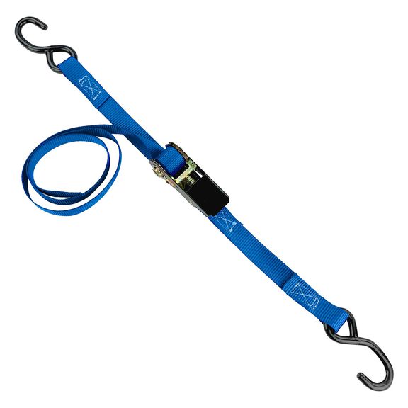 6' Trailer Tie Down Ratchet Straps, Pair image number 3