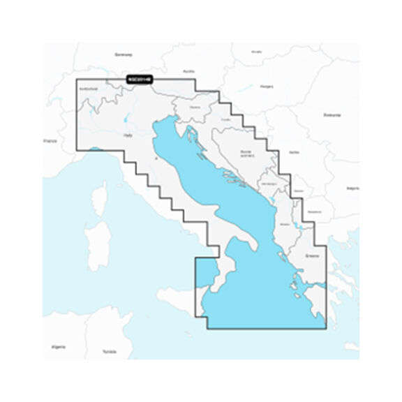 Navionics+ EU014R Italy, Adriatic Sea, Electronic Chart image number 0
