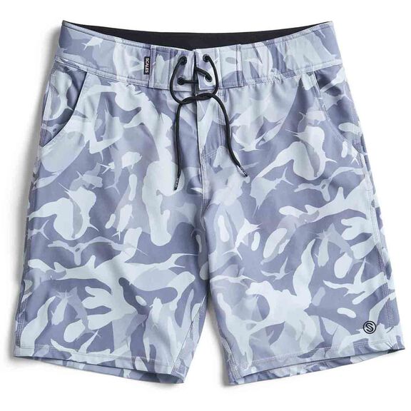 Men's Frigate Camo First Mate Board Shorts image number 0