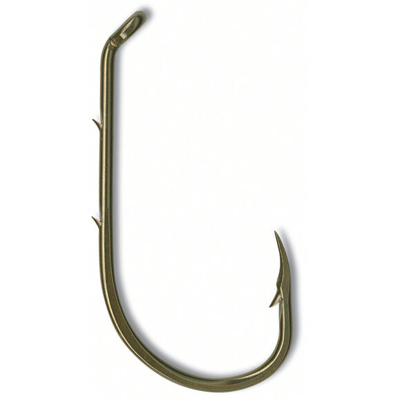 Classic Beak Hook, Bronze, Size 6, 2 Slices in Special Long Shank, 10-Pack image number 0