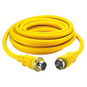 Hubbell Marine Cable, 50A 125/250V, 50ft, with LEDs, Yellow image number 0