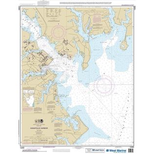 Maptech&reg; NOAA Recreational Waterproof Chart-Annapolis Harbor, 12283