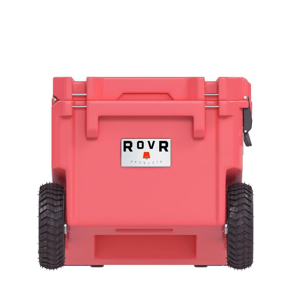 RollR 60 Quart Wheeled Hard Cooler with Tow Handle, Coral image number 4
