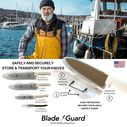 Blade Guard&reg;  4-Pack Knife Edge Protectors & Blade Covers, 4", 6", 8", 10", Yellow image number 8