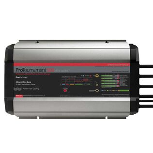 ProTournament500 Elite Series Onboard Waterproof Smart Marine Battery Charger with Turbo Charge Mode and Power Flow Cooling, 500 Amp, 5-Bank