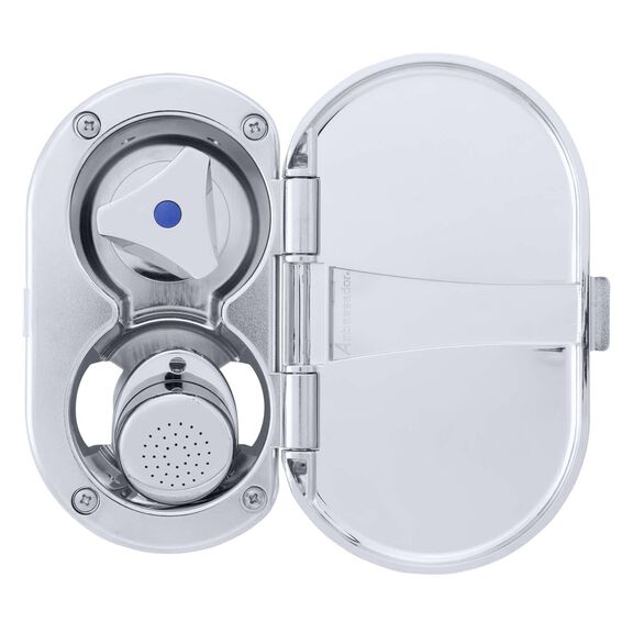 Trinidad Transom Shower Cold Only, Chrome Cup & Lid, Small Chrome Sprayer, 6' Stainless Steel Hose, Chrome Trinidad Handle image number 6