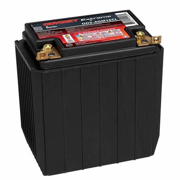 Odyssey Extreme ODS-AGM16CL AGM Powersport Battery with Thin Plate Pure Lead Technology, 18 Amp Hours, 220 Cold Cranking Amps, 330 Marine Cranking Amps, 26 Reserve Minutes image number 0