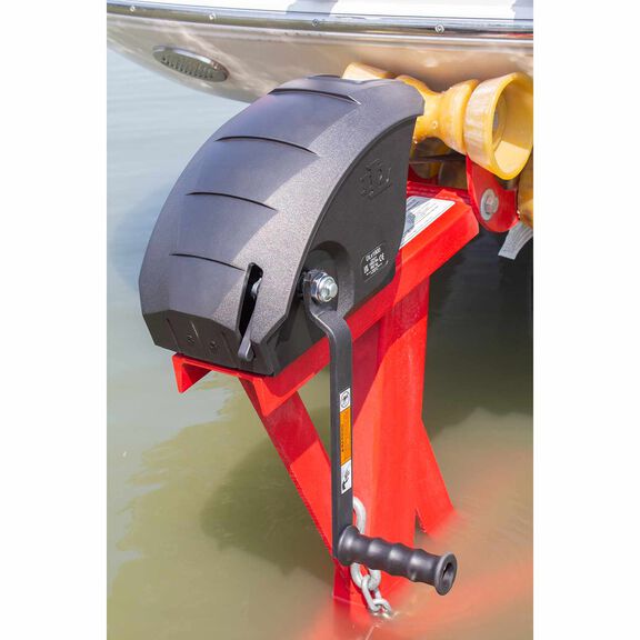 DLx1900FC Pulling Winch, Full Cover, 20' Strap image number 4