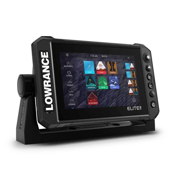 Elite FS 7 Fishfinder/Chartplotter Combo with HDI Transducer and C-MAP Contour Charts image number 1