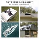 100W Rigid Solar Panel (IP68, two in one) image number 2