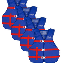 Essential Family Boat Pack &ndash; Universal Adult Life Jackets (Set of 4) image number 2
