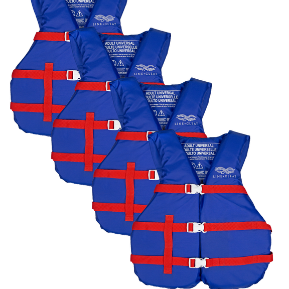 Essential Family Boat Pack &ndash; Universal Adult Life Jackets (Set of 4) image number 2