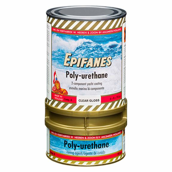 Polyurethane Topside Paint, Clear Gloss, 1-1/2 Pints image number 0