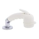 Deck-Mount Sprayer Small Warm White Sprayer w/Elbow, 10' White Rubber Hose, Low Profile Holder image number 0