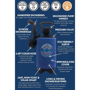 Portable Shower PRO Ocean Rise 2.6G