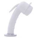 Deck-Mount Sprayer Small Arctic White Sprayer, 6' White Rubber Hose, Ultra-Low Profile Holder image number 2