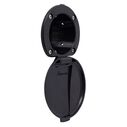 Recessed Cup & Lid Set All Plastic Black image number 6