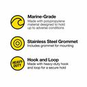 14" Cinch Straps with Grommet, 3-Pack image number 2