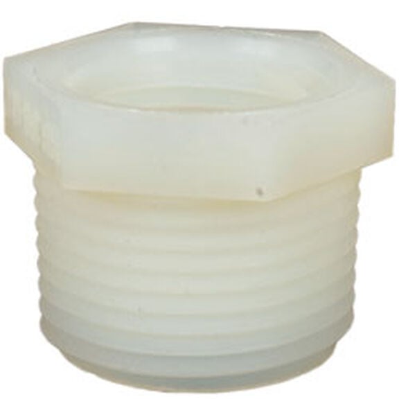 Nylon Hex Bushing NPT Threaded 3/4" to 1/2" image number 0