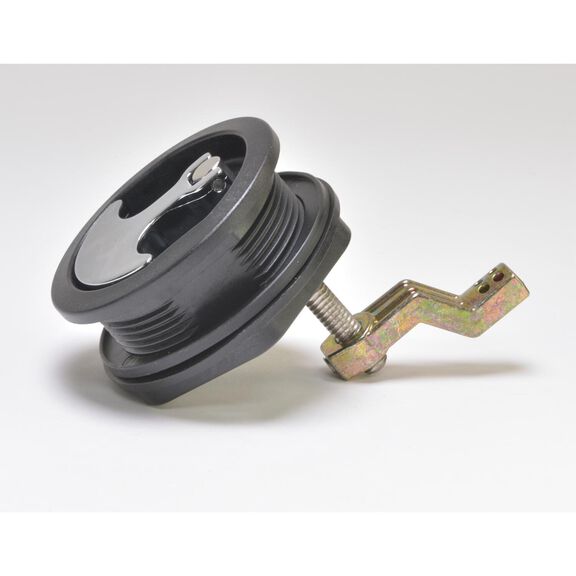 Lift Handle, Compression Latch, Black, Chrome image number 2