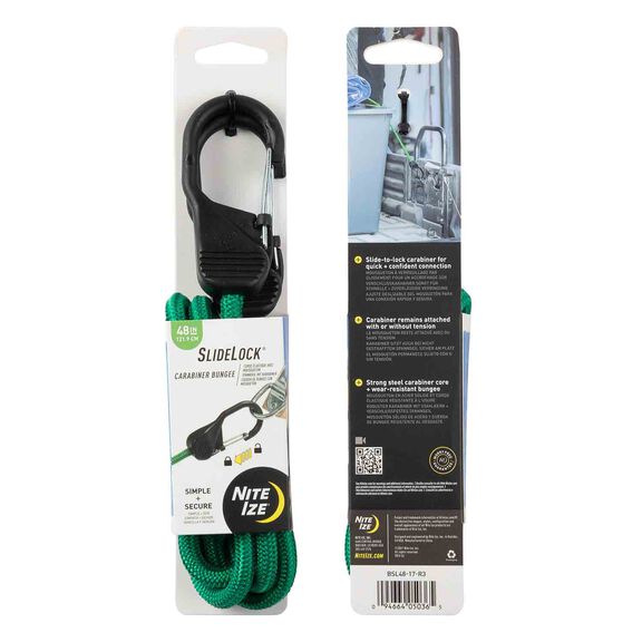 SlideLock&reg; Carabiner Bungee, 48" image number 3