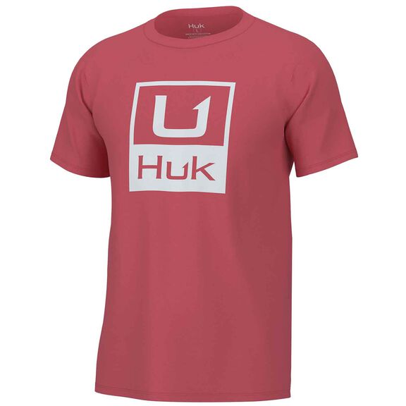 Men's Huk Stacked Logo Shirt image number 0