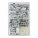 Aluminum Single Sleeves Kit, 285 pc, 25 Small Stainless Steel Thimbles, 25 Large Nylon Thimbles image number 1