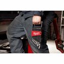 7 pc. Metric Flex Head Ratcheting Combination Wrench Set image number 8